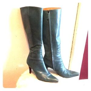 Peacock blue Giuseppe Zanotti leather boots